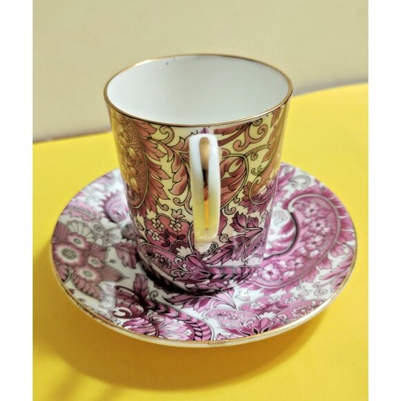 Royal Albert Arabesque Bone China Demitasse Cup & Saucer set - Picture 3 of 10